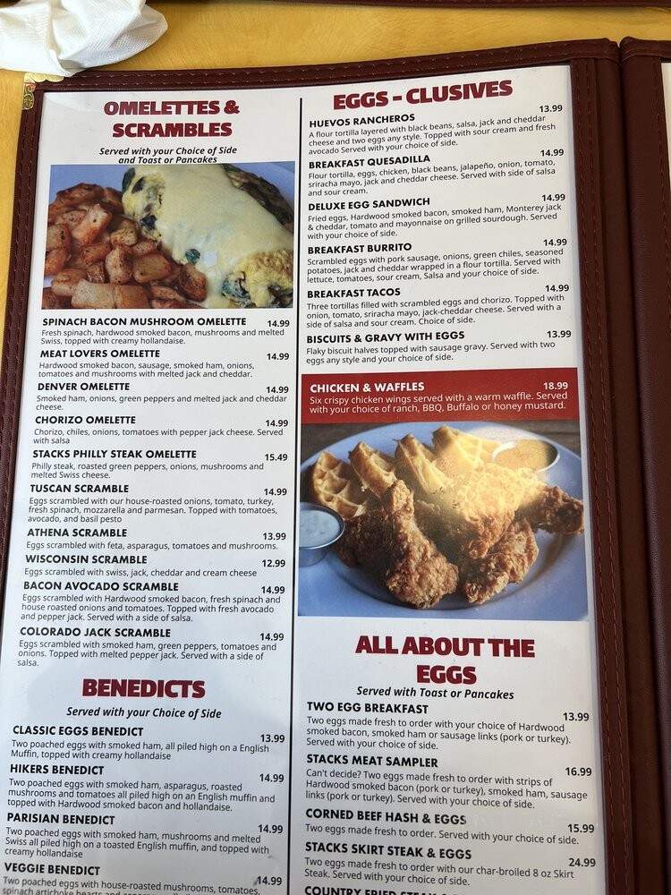 Mr. Stacks Park Ridge - Park Ridge, IL menu_pic