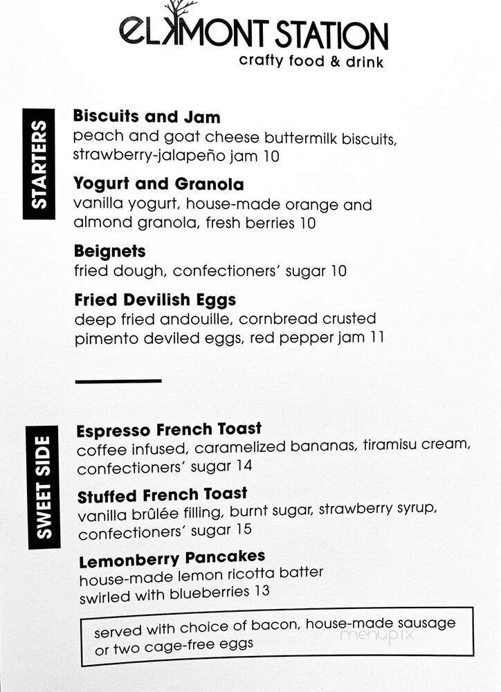 Elkmont Station - Knoxville, TN menu_pic