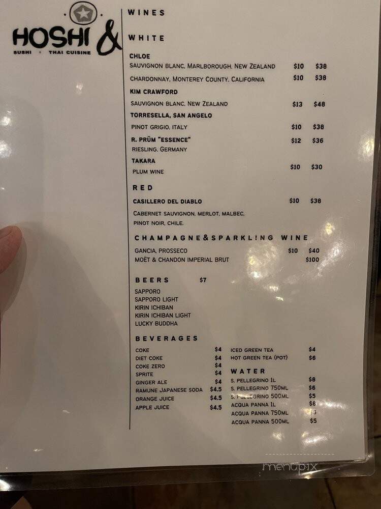 Hoshi & Sushi - Hollywood, FL menu_pic