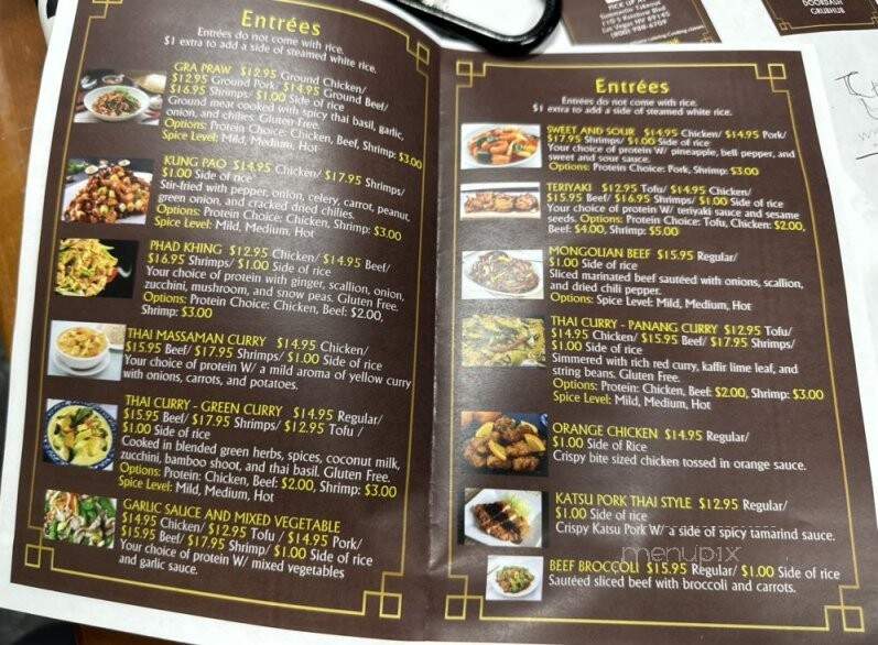 Thai Chef Express - Las Vegas, NV menu_pic