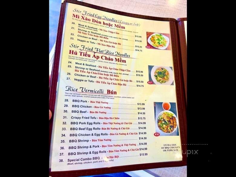 Ramona Pho & Grill - Ramona, CA menu_pic