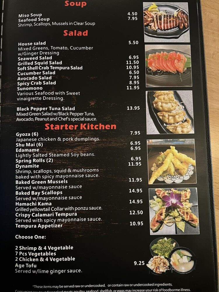 Ninja Sushi - Littleton, CO menu_pic