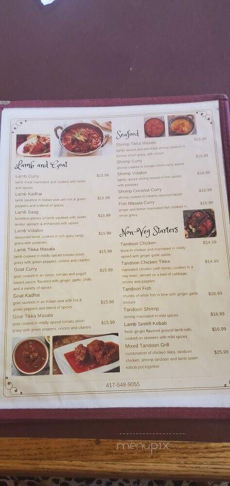 Missouri Dhaba - Sarcoxie, MO menu_pic