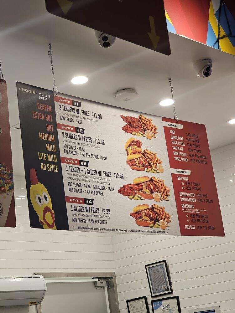 Dave's Hot Chicken - Long Beach, CA menu_pic