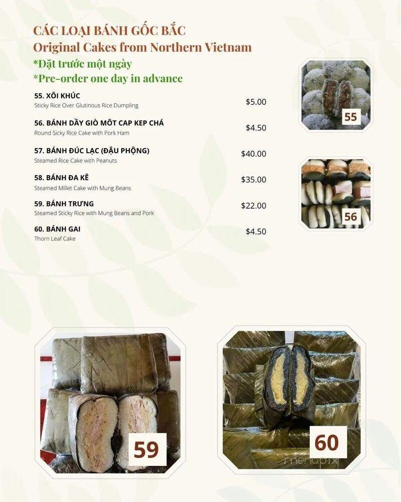 Van 168 Coffee - Vancouver, BC menu_pic