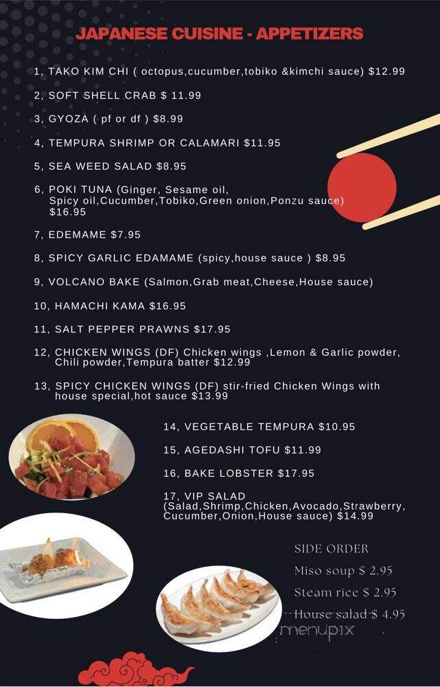 Maki Japanese & Vietnamese Cuisine - Chico, CA menu_pic