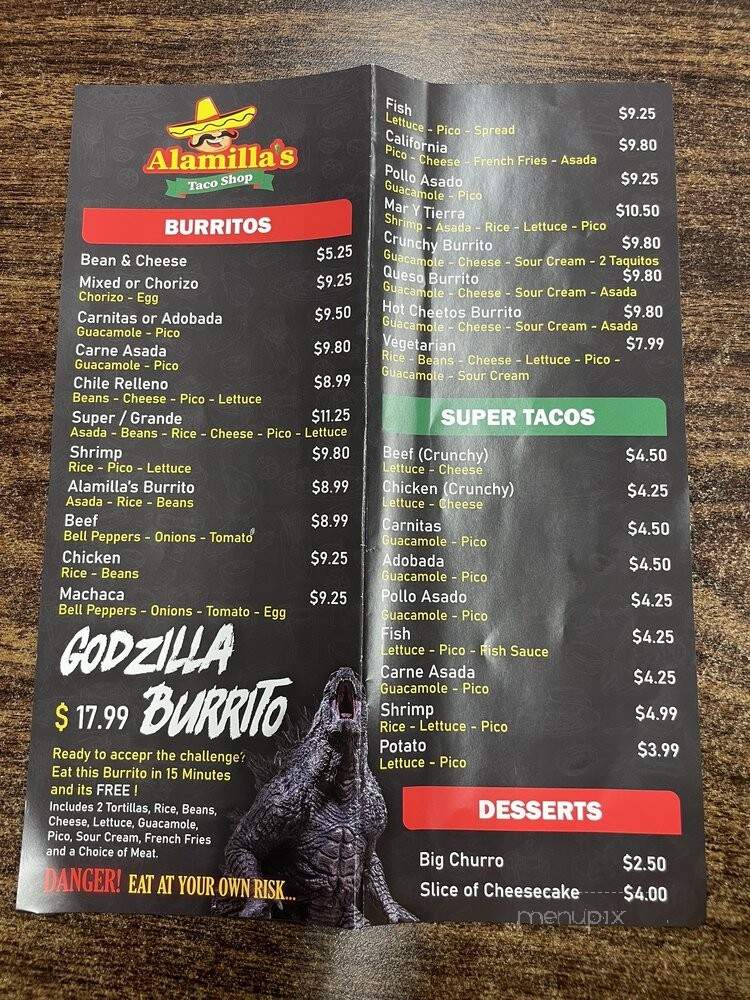 Alamilla's Taco Shop - Twentynine Palms, CA