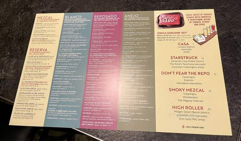 Willy Taco - Simpsonville, SC menu_pic
