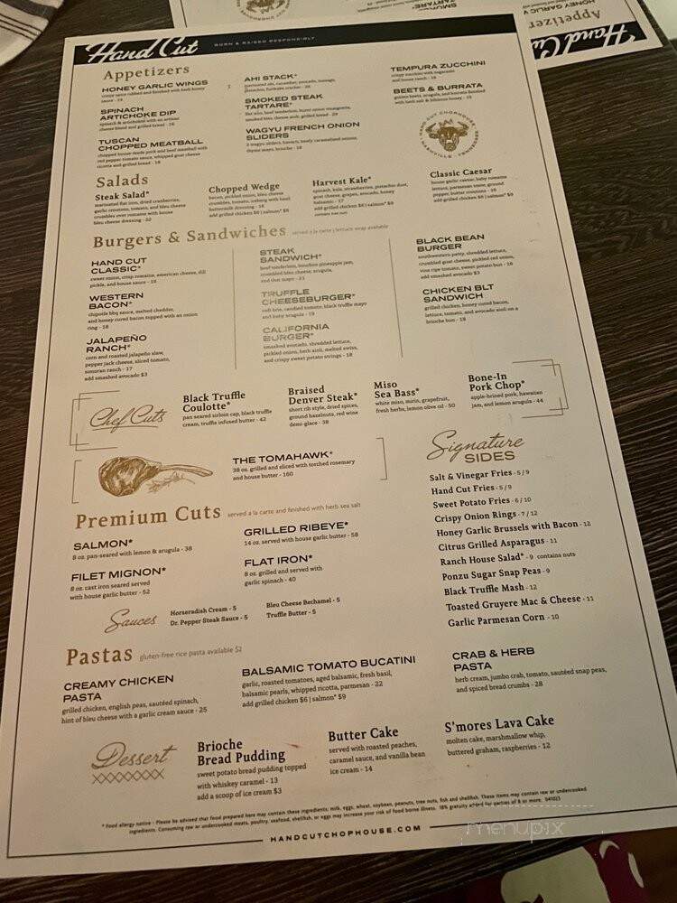 Hand Cut Chophouse - Nashville, TN