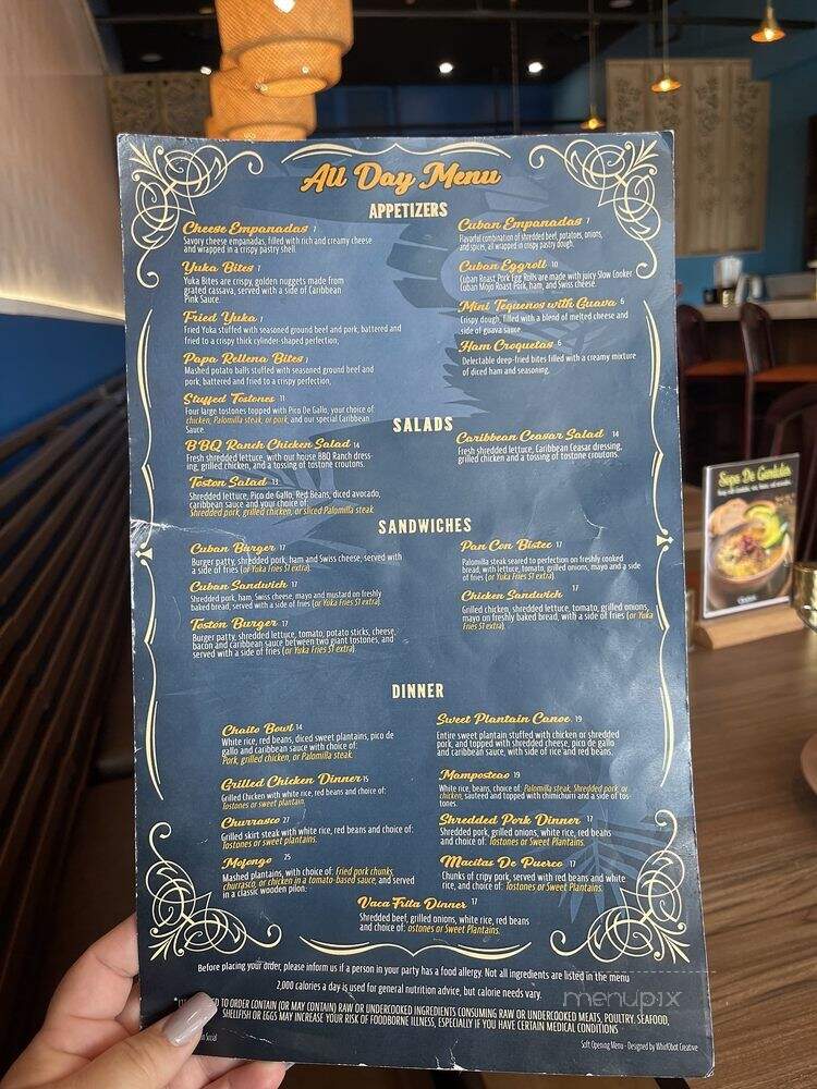 Chaito's Latin Social - Cooper City, FL menu_pic