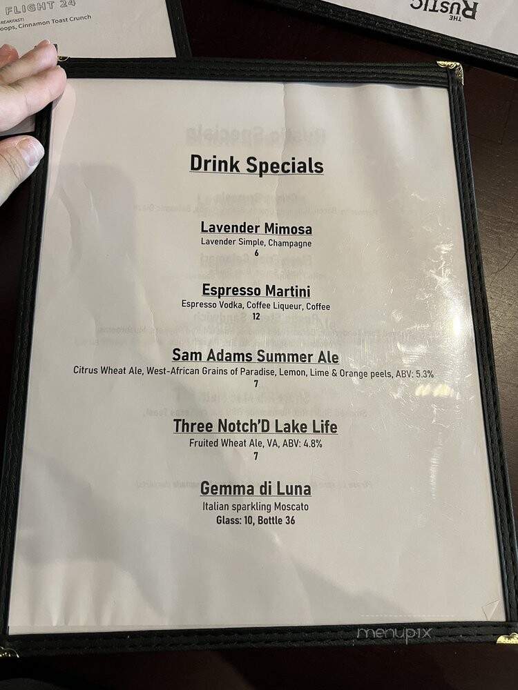 The Rustic Spoon - Virginia Beach, VA menu_pic