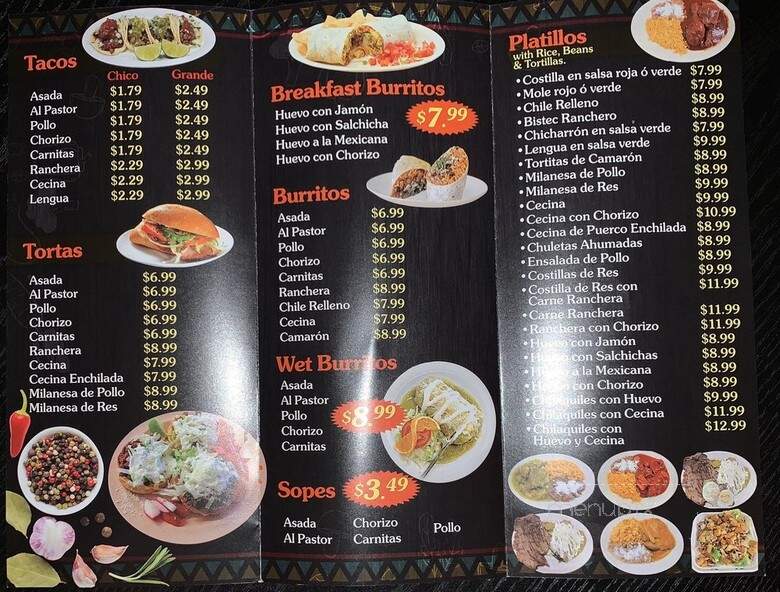 Mi Cocinita Sotelo's - Garden Grove, CA menu_pic