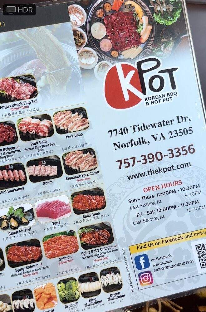 KPOT Korean BBQ & Hot Pot - Norfolk, VA