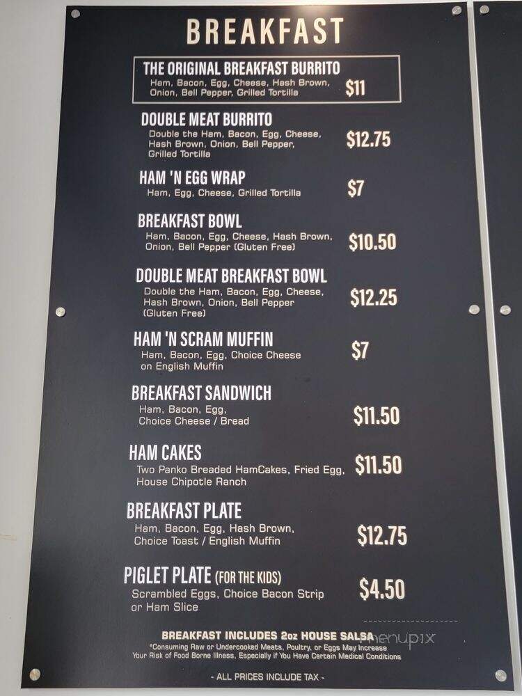 Ham 'n Scram - Long Beach, CA menu_pic