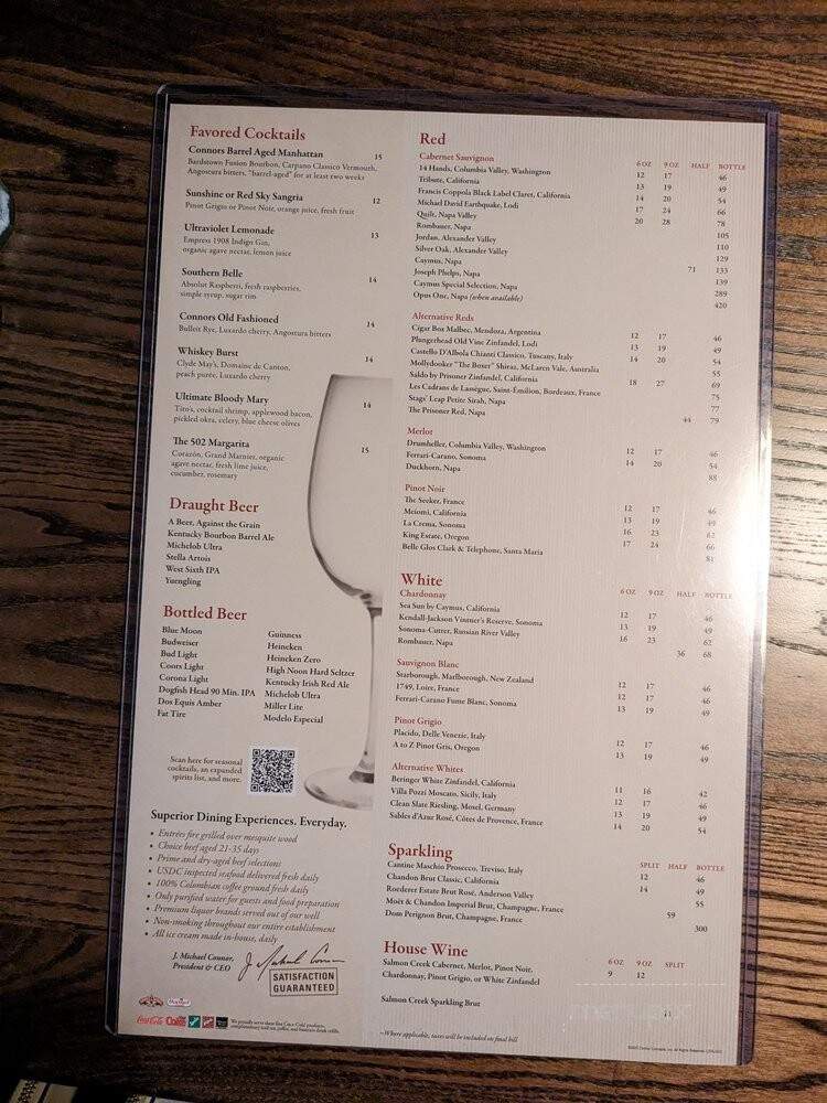 Connor's Steak and Seafood - Louisville, KY