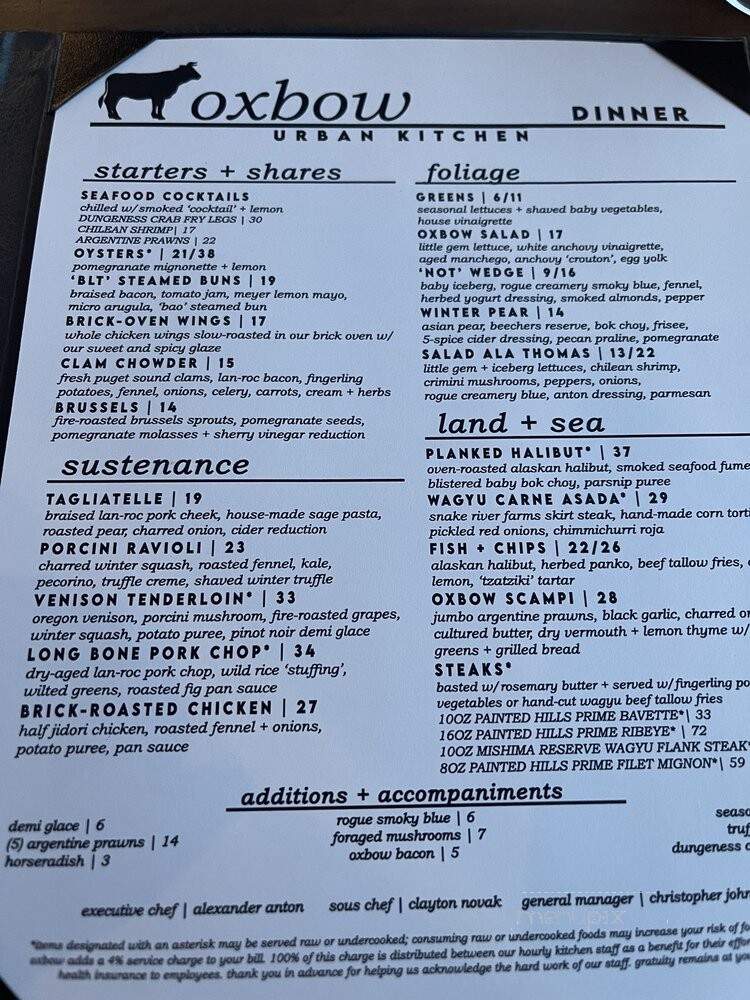 Oxbow Urban Kitchen - Sumner, WA