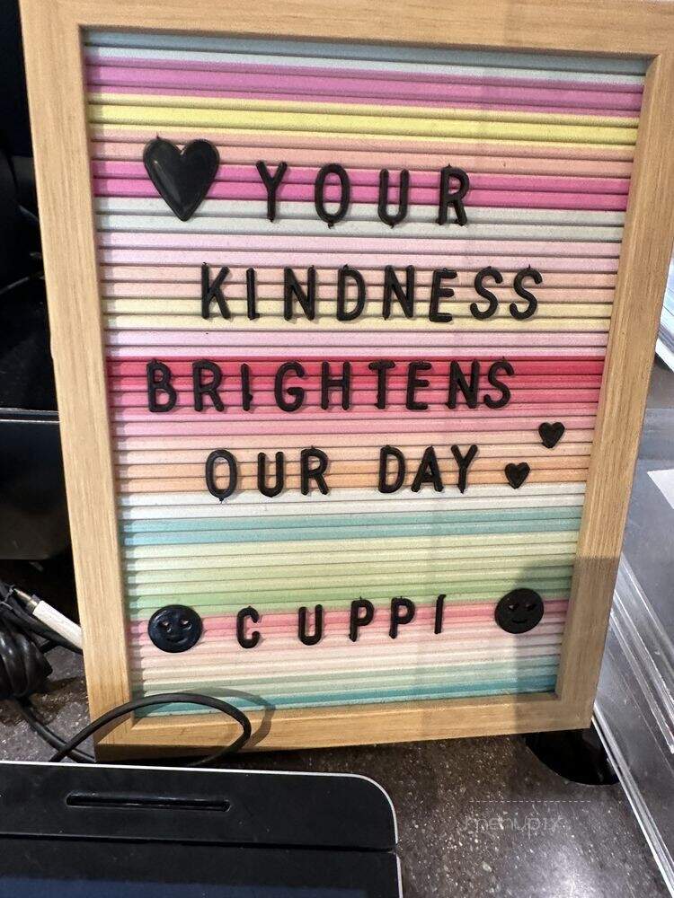 Cuppi Coffee - Dumfries, VA menu_pic