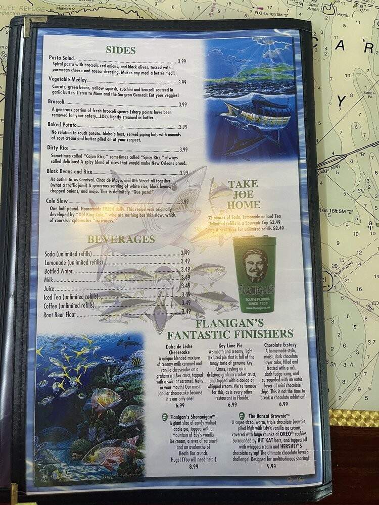 Flanigan's Seafood Bar & Grill - Miramar, FL menu_pic