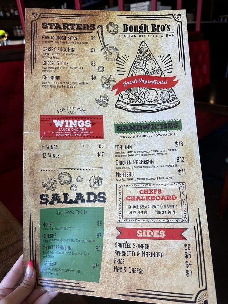 Sfereco - Plano, TX menu_pic