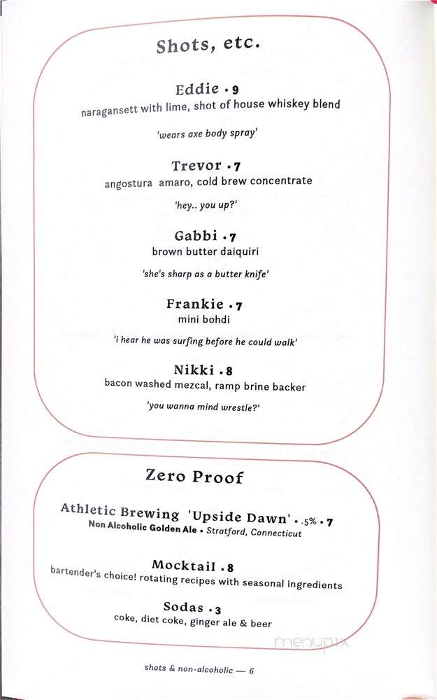 Magnus on Water - Biddeford, ME menu_pic