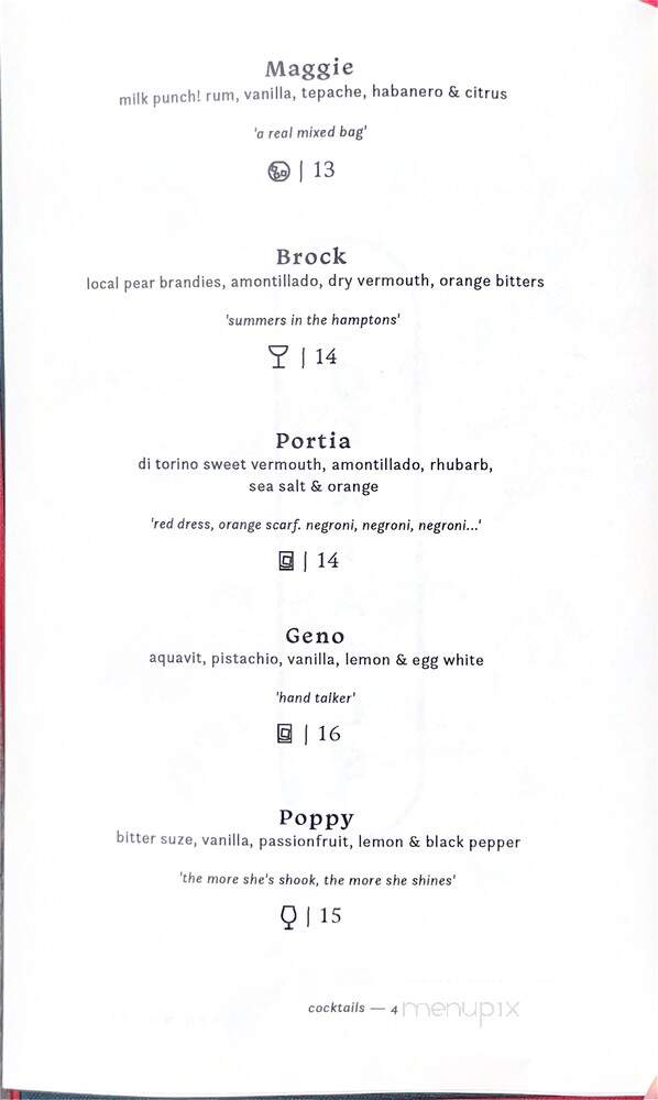 Magnus on Water - Biddeford, ME menu_pic