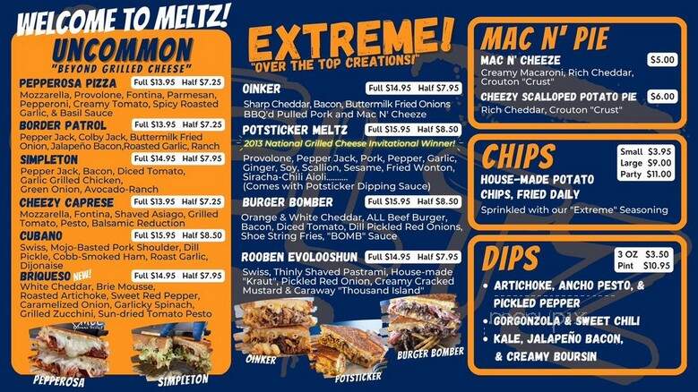 Meltz Extreme - Boise, ID menu_pic