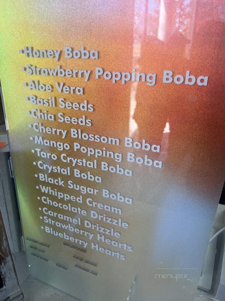Tiger Boba - Fresno, CA menu_pic