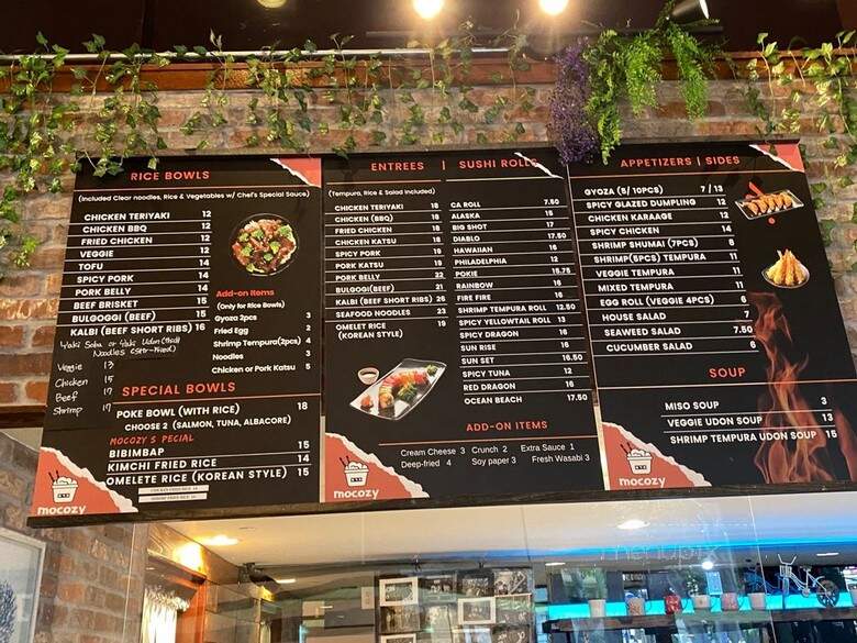 Mocozy - San Diego, CA menu_pic