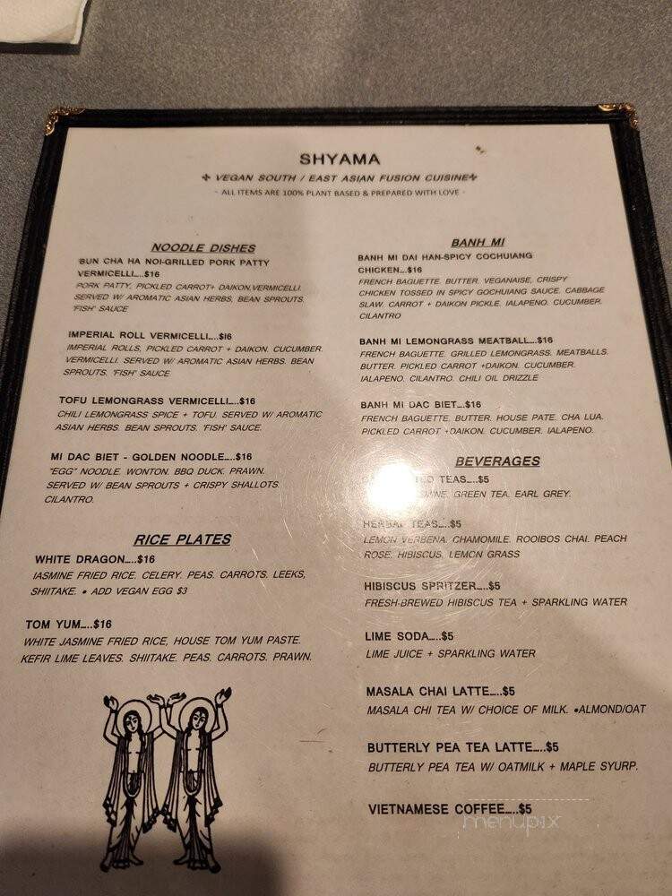 Shyama - Canoga Park, CA menu_pic