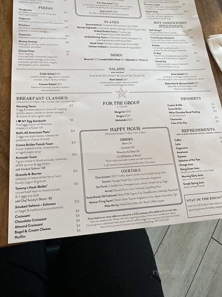 NoPo Cafe, Market & Bar - Houston, TX menu_pic