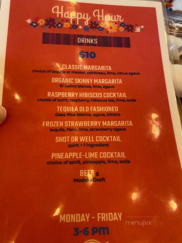 El Granjero Cantina - Los Angeles, CA menu_pic