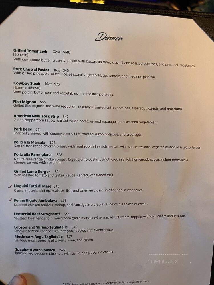 Encanto - San Jose, CA menu_pic