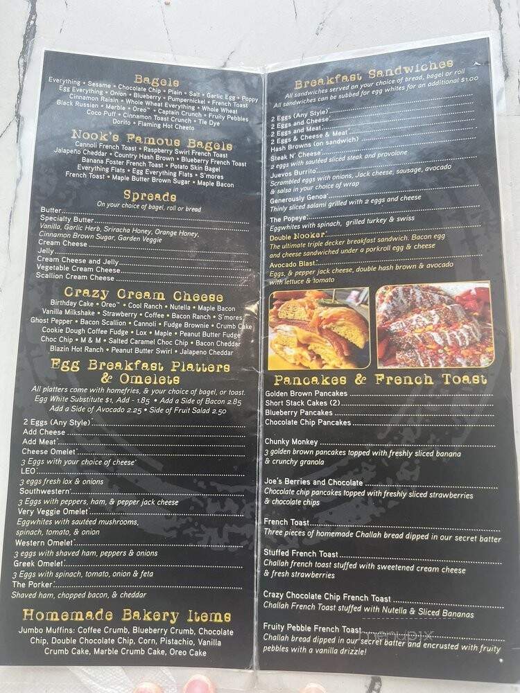 The Bagel Nook - Las Vegas, NV menu_pic