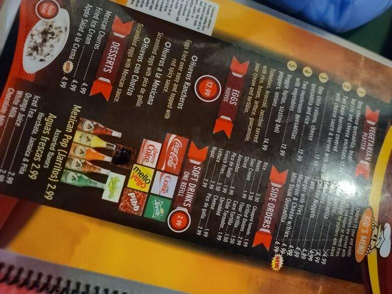 El Patron - Des Moines, IA menu_pic