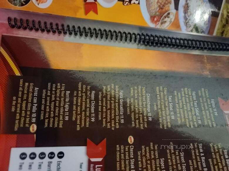El Patron - Des Moines, IA menu_pic