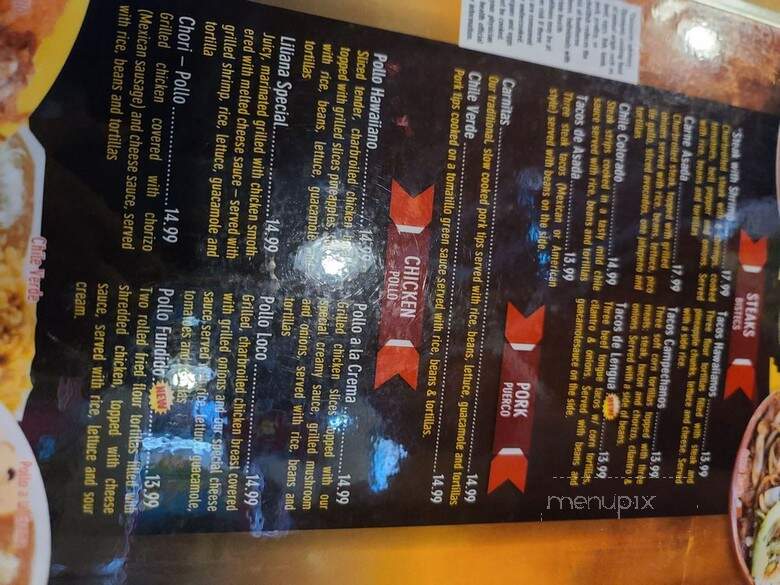 El Patron - Des Moines, IA menu_pic