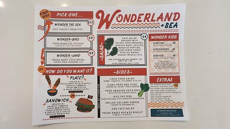 Wonderland & Sea - New Orleans, LA menu_pic