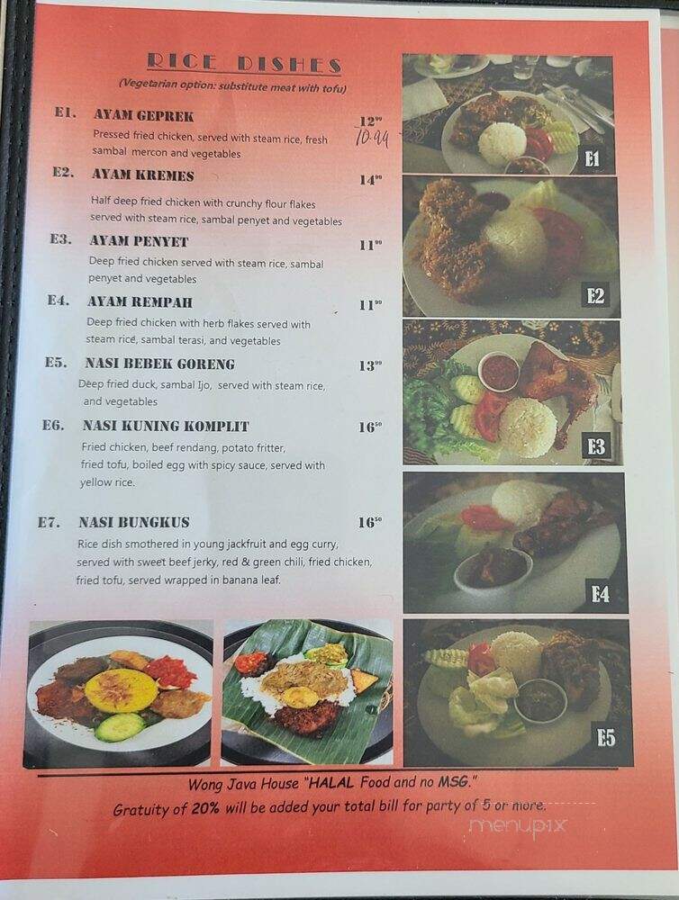 Wayang Authentic Indonesian Cuisine - Alhambra, CA