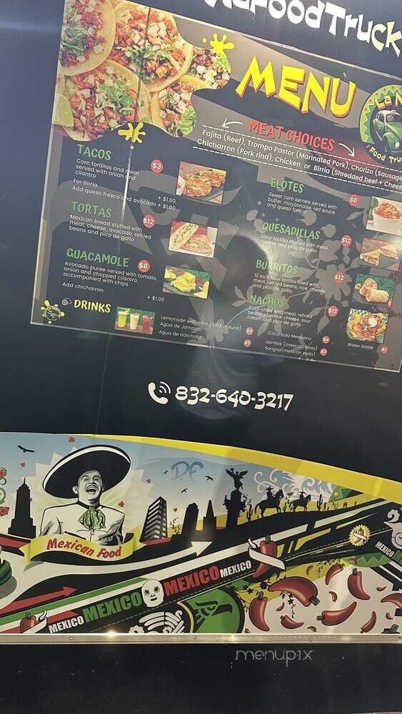 La Neta Food Truck - Houston, TX menu_pic