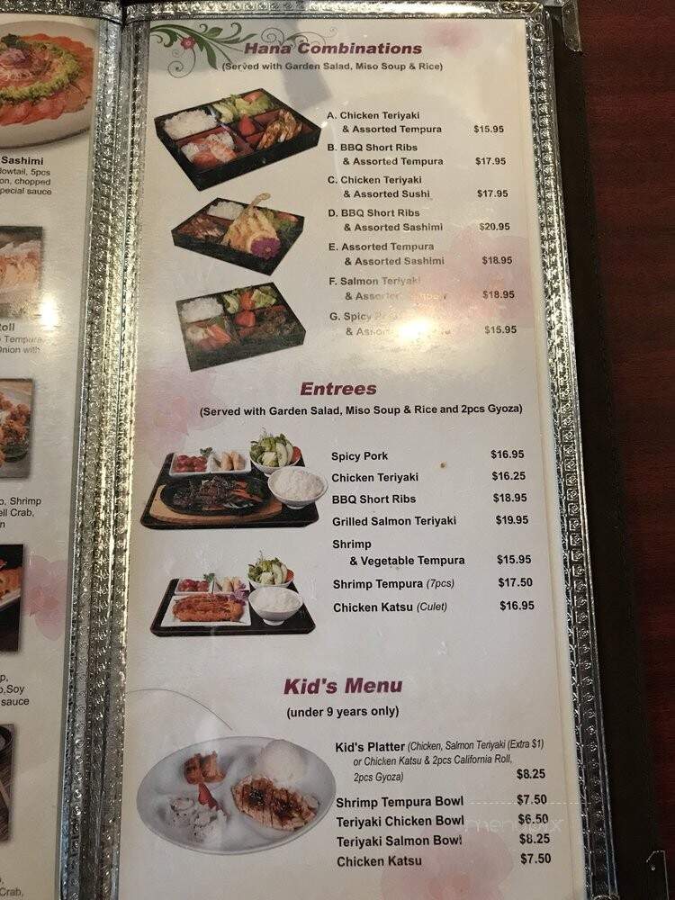K Sushi Bar & Grill - Temecula, CA menu_pic