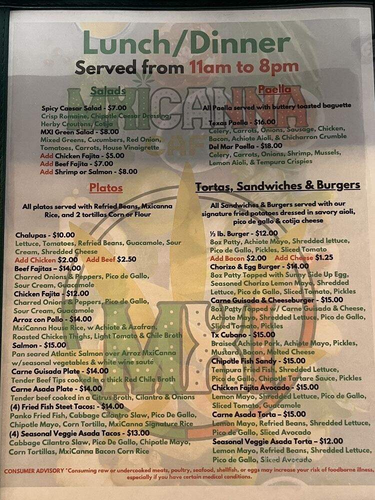 Mxicanna Cafe - San Antonio, TX