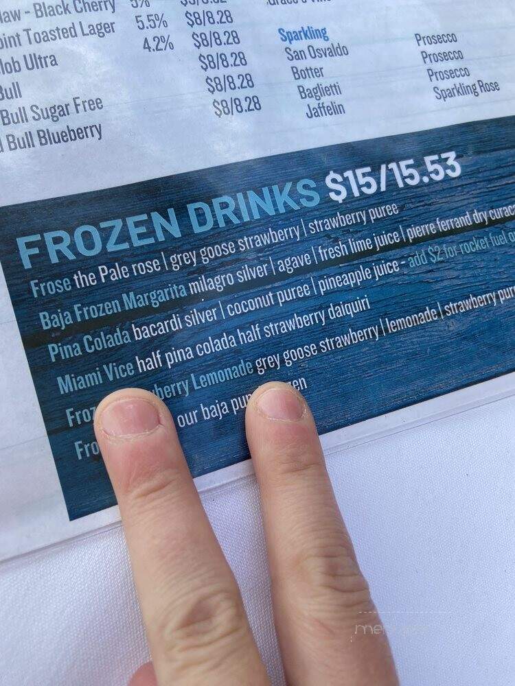 Baja Boathouse - Patchogue, NY menu_pic