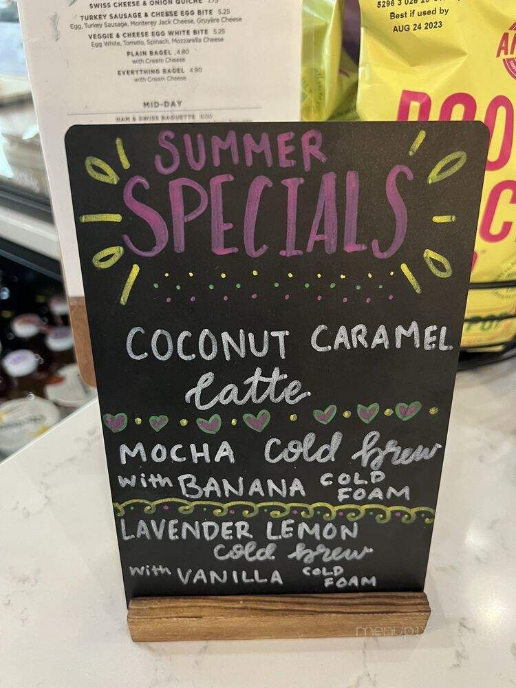 Foxtail Coffee - Carrollwood, FL menu_pic