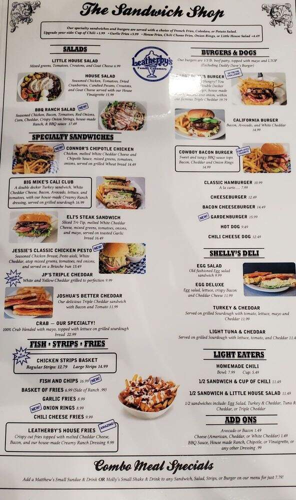 Leatherby's Family Creamery - Folsom, CA menu_pic
