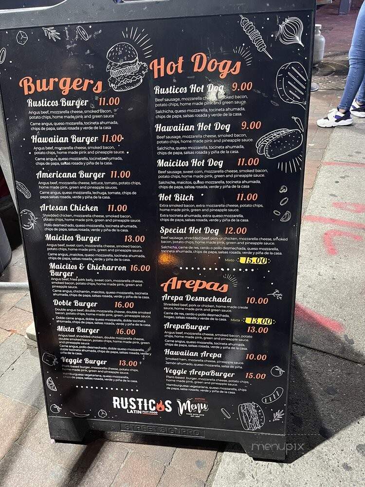 Rusticos - Jackson Heights, NY menu_pic