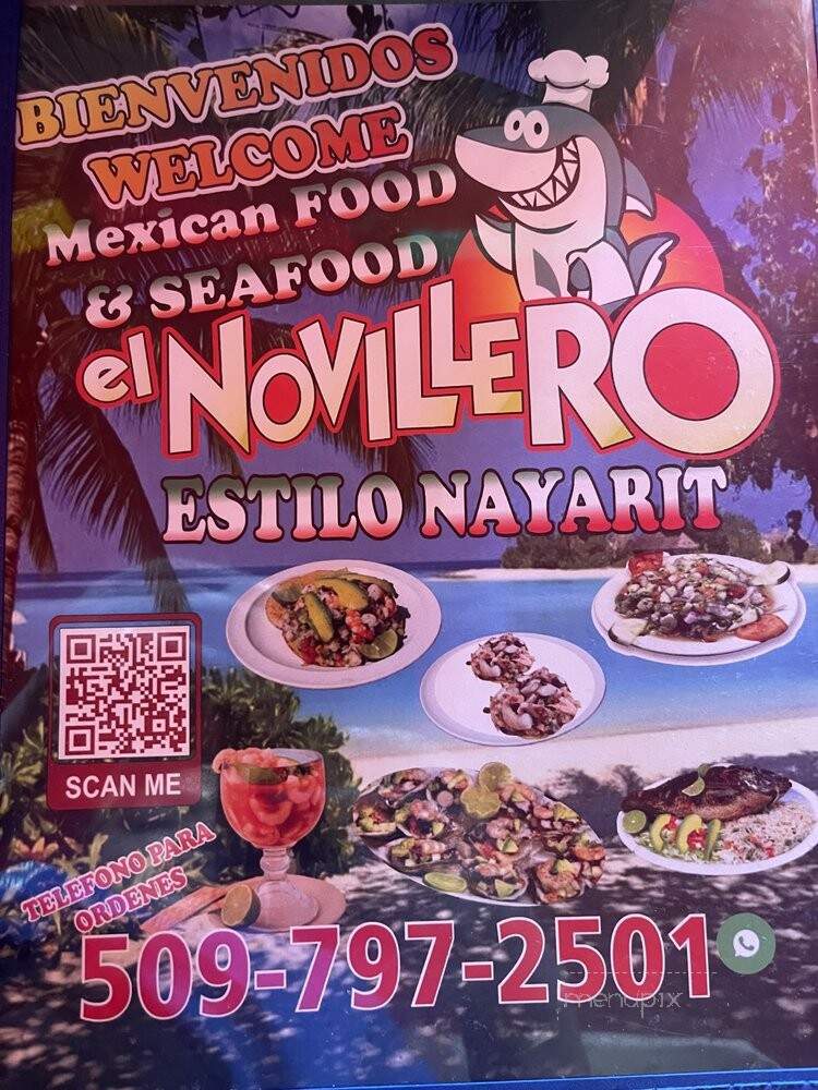 El Novillero - Quincy, WA menu_pic