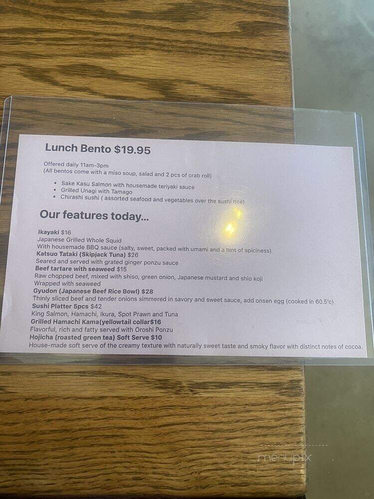 Satsuki - Calgary, AB menu_pic
