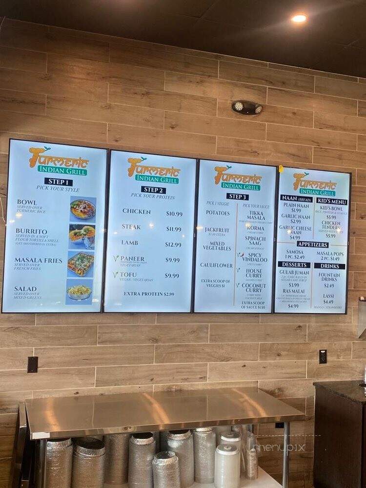Turmeric Indian Grill - Midvale, UT menu_pic