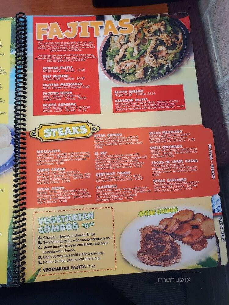 Fiesta Acapulco - Sturgis, KY menu_pic