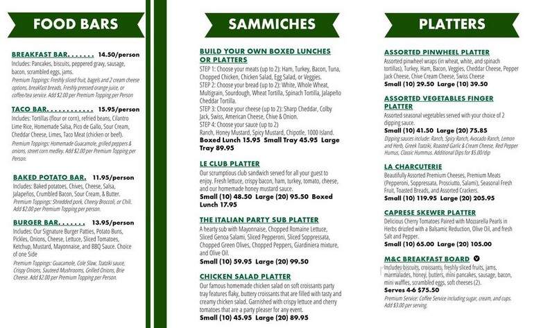 The Cockpit Cafe - Rogers, AR menu_pic